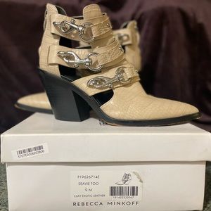 Rebecca Minkoff booties - leather